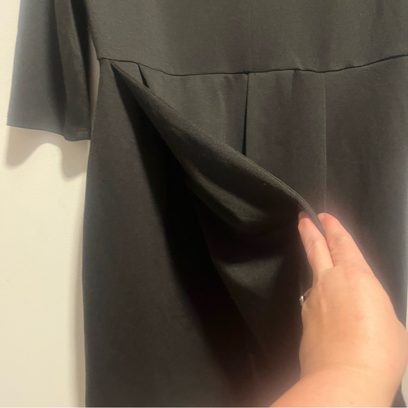 ASOS Fit and Flare V Neck Collared Mini Dress - Picture 6 of 14